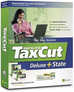 H&R Block TaxCut  Deluxe + State, 2005 Edition