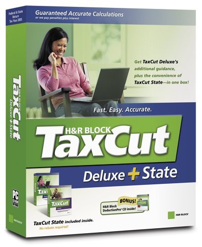 H&R Block TaxCut  Deluxe + State, 2005 Edition