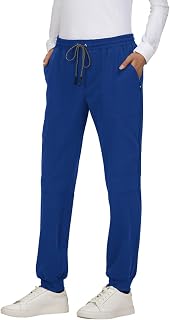 KOI Next Gen Women's 7 Pocket Good Vibe Jogger Scrub Pants with 4-Way Stretch and Elastic Waistband