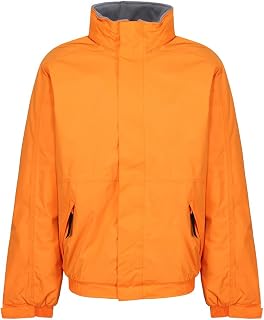 Regatta Dover Women's Waterproof Bomber Jacket with Concealed Hood and Fleece Inner Jackets Waterproof Insulated for Men (Pack of 1)