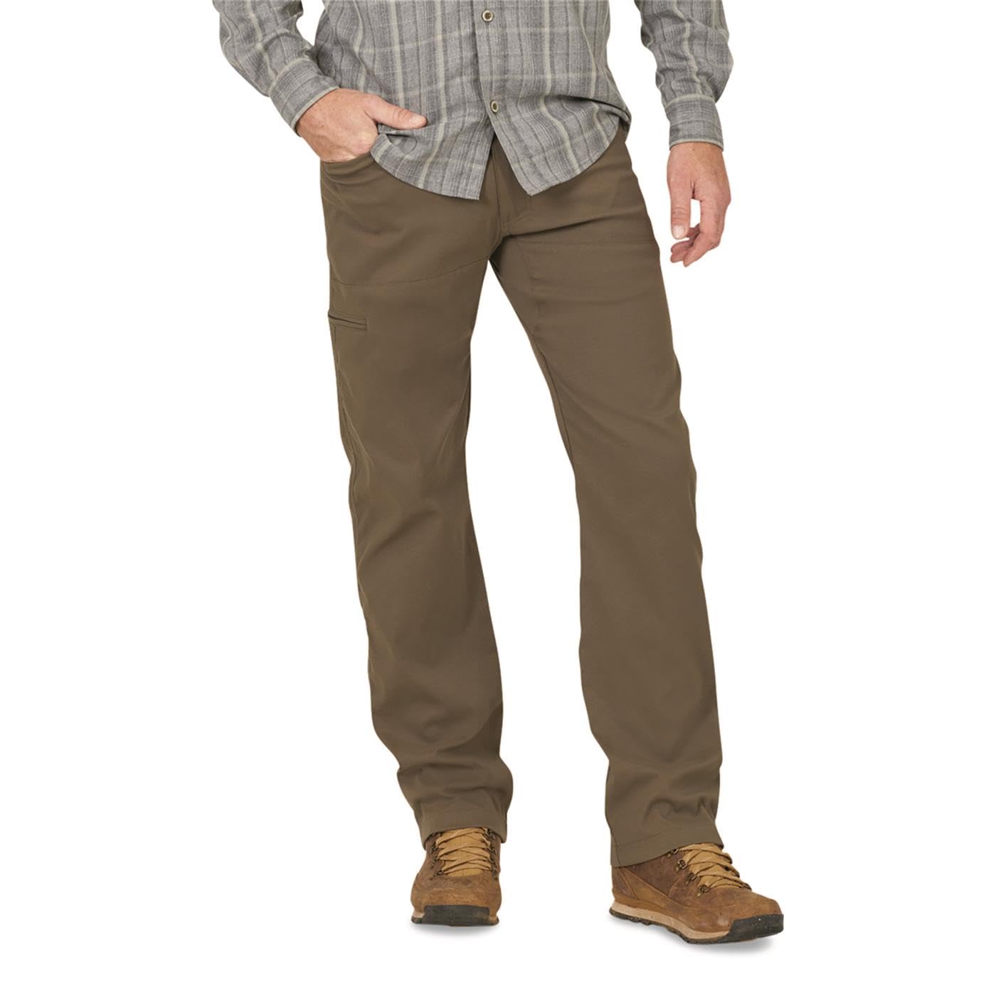ATG by Wrangler Men's Synthetic Utility Pant, Morel, 34W x 32L