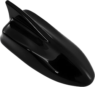 AMSPRAC Shark Fin Antenna Cover,Car Roof Antenna Caps Compatible with Hyundai Kona 2018 2019 2020 2021 2022 2023,96210-J9300,Roof Topper Cover Replacement,Glossy Black,1PCS,Without Chip