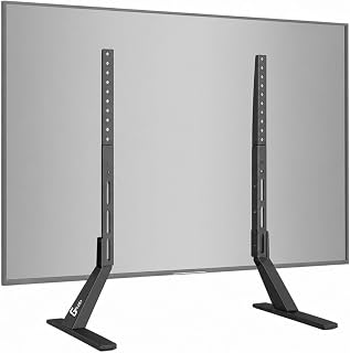 GPlus+ Universal Table Top TV Stand for Most 23 to 75 inch LCD LED Plasma Flat Screen TVs, TV Base Height Adjustable Leg Stand Holds up to 88 lbs/40Kg, VESA up to 800x600mm, LDT03-26L