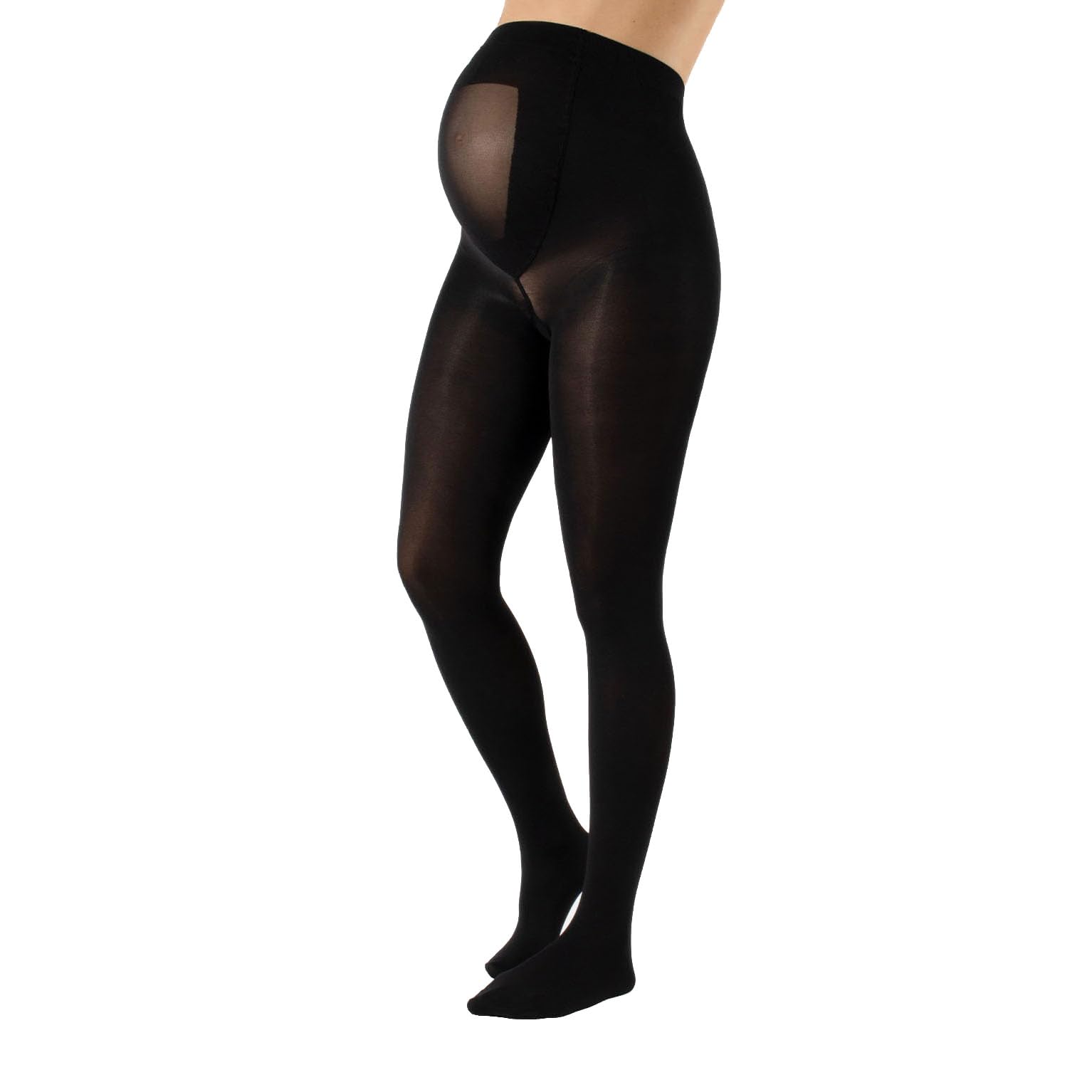 CALZITALY Opaque Maternity Tights, Micoriber Pregnancy Pantyhose | S, M, L, XL, 