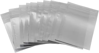 100 Pcs Anti-Static Resealable Zip Lock Electronic Component Bags Waterproof Prevent Static Accumulation 8 x 12cm with Sensitive Electronics