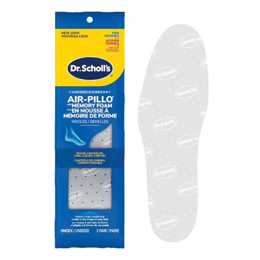 Dr. Scholl's® Air-Pillo® with Memory Foam Insoles, Unisex (Men 7-12) (Women 5-10