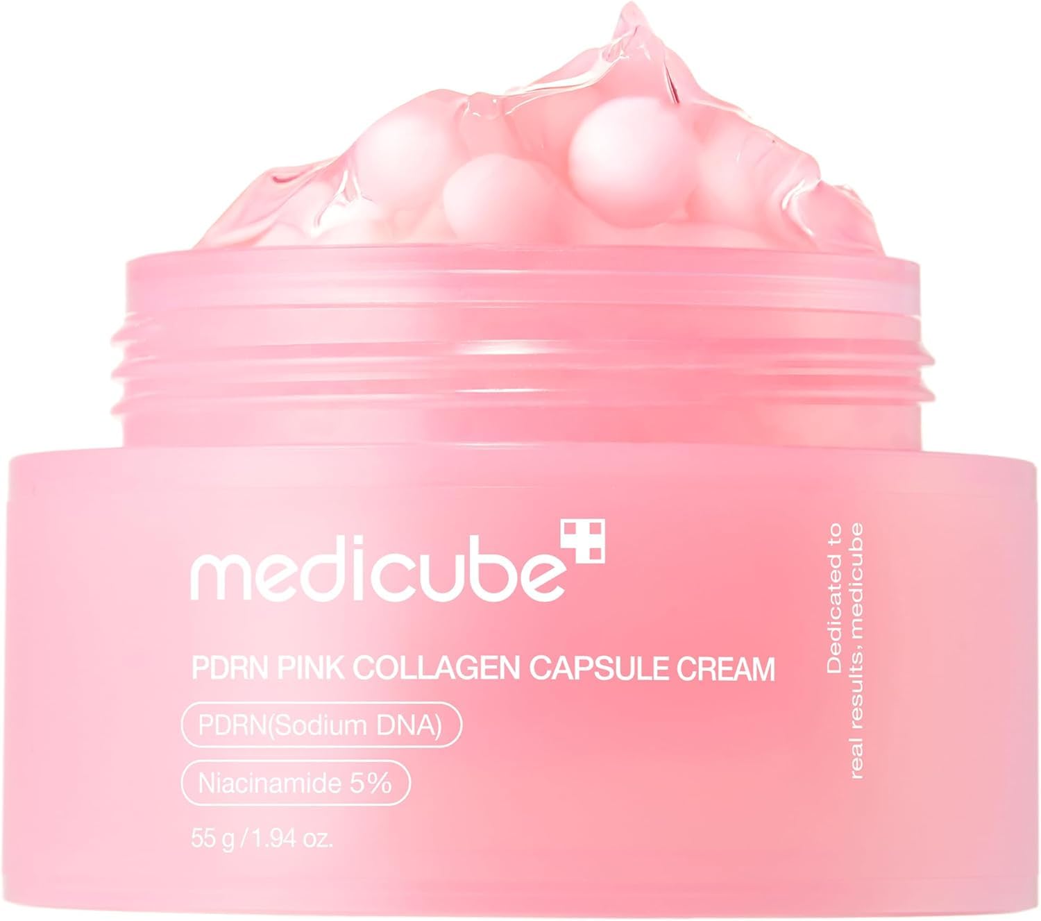 medicube Capsule Cream with Salmon DNA PDRN Pink Collagen | Lightweight Moisturi