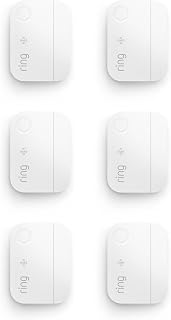 Ring Window & Door Sensor (newest model) 6-pack, protect entry points with instant alerts, easy installation, no base station needed, Professional Monitoring (sold separately)