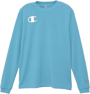 ロングスリーブTシャツ 長袖 丸首 抗菌防臭 速乾 高通気 ラバープリント バレーボール
