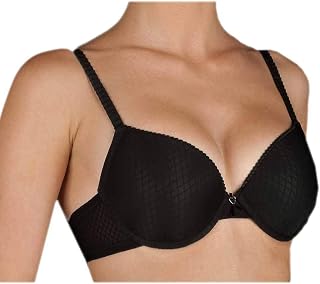 Selene, Sonia Collection Women's Bra with Underwire and Push-Up Cups in Fabric, Honeycomb Motif