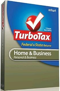 Intuit 420458 TurboTax Home & Business 2012 for Self-Employment and Personal Taxes - Federal & State (Federal e-file included)
