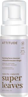 ATTITUDE Pregnancy Foaming Face Cleanser, Made in Canada, EWG Verified, Dermatologically Tested, Vegan and Cruelty-free Maternity Products, Argan, 150 mL