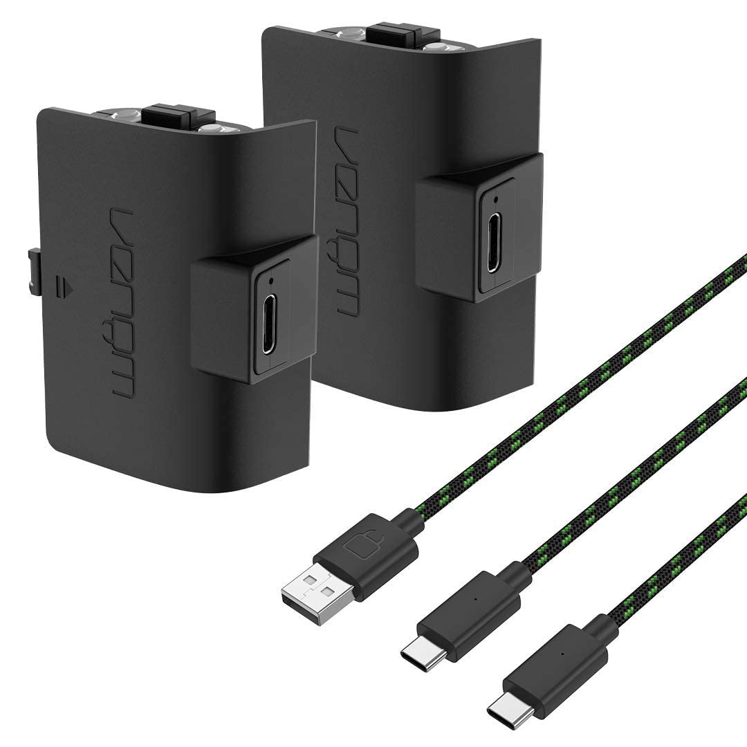 Venom High Capacity 1100mAh Rechargeable Battery Twin Pack - Black (Xbox Series 