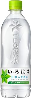 Coca-Cola Irohasu Natural Water, 18.4 fl oz (540 ml) PET x 24 Bottles