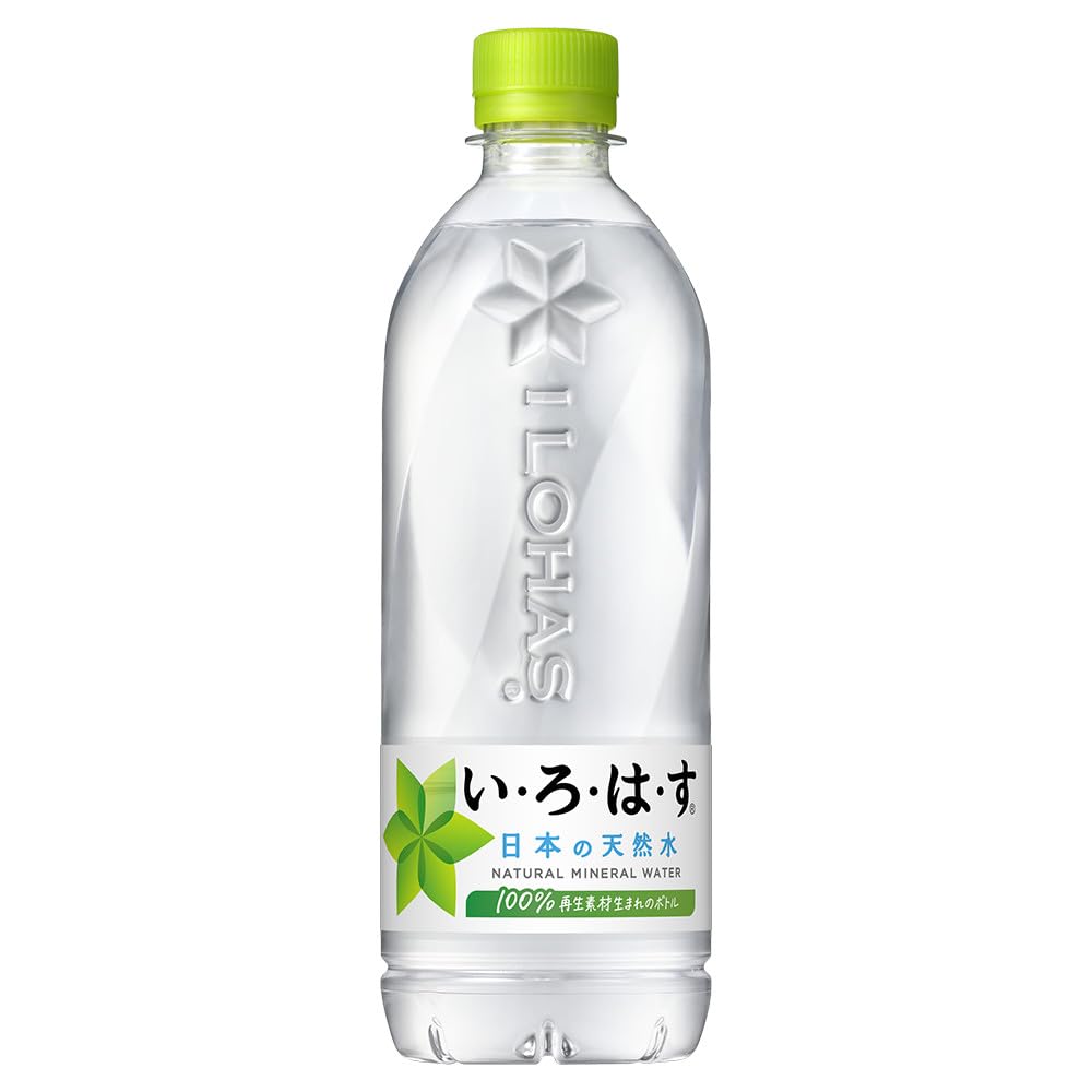 Coca-Cola Irohasu Natural Water, 18.4 fl oz (540 ml) PET x 24 Bottles