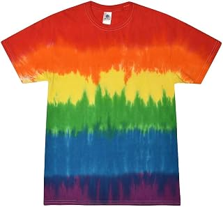 Colortone Batik Unisex 'Swirl' T-Shirt | Men's Short Sleeve T-Shirt Hippie T-Shirt Women's S - 5XL with Different Patterns | Flower Power Clothing Women Men Cotton | Hand-Dyed Batik Design