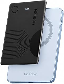 UGREEN FineTrack Slim Wallet Tracker for iOS, Wireless Rechargeable, IP68 | Compatible with Apple Find My, Tracking Tag, 100dB, Bluetooth Card for Wallet, Passports, Luggage