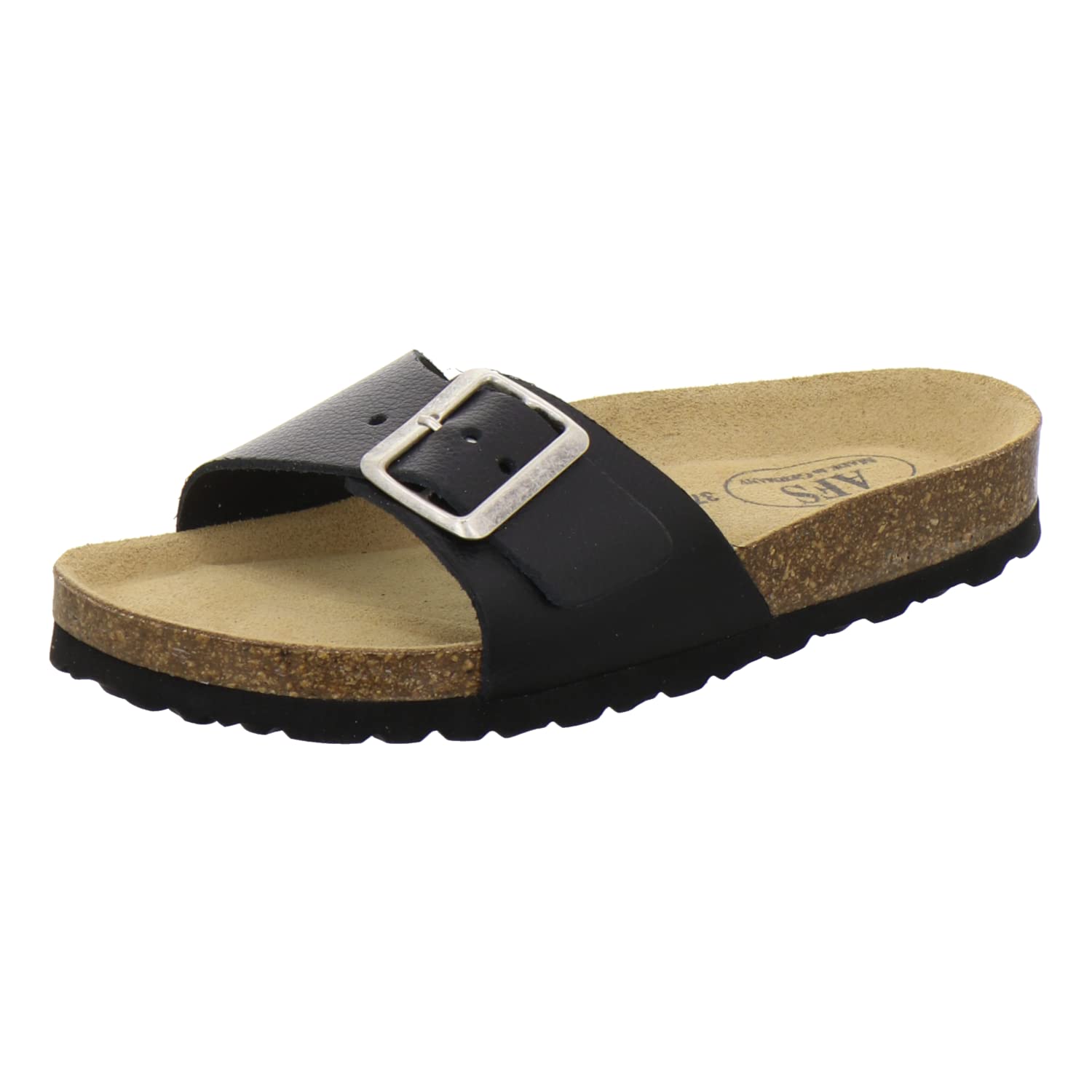 AFS 2112 Women's Fashion Slippers Made in Germany Genuine Leather
