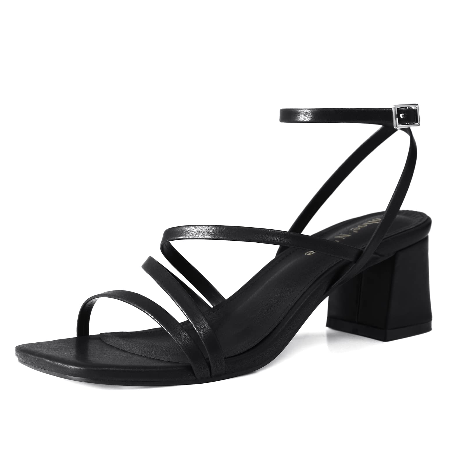 Shoe'N Tale Strappy Block Heel Sandals Women's Ankle Strap