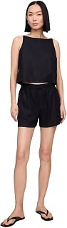 Gap Women's 4 in Easy Pull On Linen Shorts