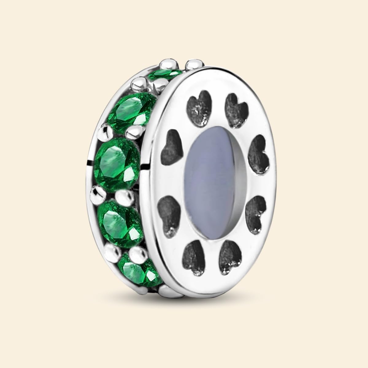 1Pc Fashionable Silver Charm Bead Fit for Women DIY Jewelry Making And Daily Out