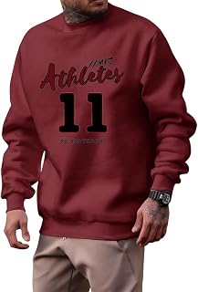 ORANDESIGNE Men's Letter Print Sweatshirt Loose Long Sleeve Hip Hop Streetwear Pullover Harajuku Sweatshirt for Couples Unisex