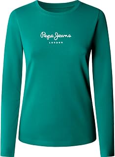 Pepe Jeans Women's New Virginia Ls N T-Shirt (Pack of 1)