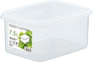 Iwasaki Industries B-887 KB Rustroware Storage Container, Jumbo Case, M, Deep Type, Large Capacity, With Lid, Antibacterial, 2.6 gal (7.5 L), Made in Japan