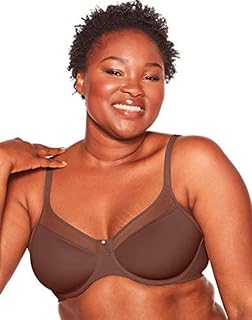 Bali Damen One Smooth U Ultra Light BH, Bügel-t-Shirt-BH, Wandelbare Träger BH mit voller Abdeckung