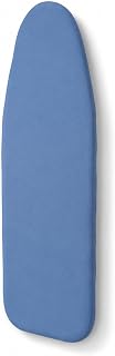 MinoCino Ironing Board Cover and Pad 18x49”,Heat Resistant Felt Pad Cover | Thick Felt Padding, Heat Reflective Coated Surface, Iron Table Cover, Navyblue