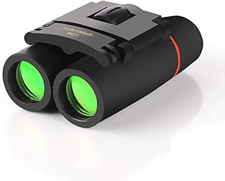 POXXU Binoculars for Adults and Kids, High Powered Compact Binoculars | 8×21 Portable Binoculars, for Bird Watching, Cruise Ship, Travel, Concert, Opera, Theater, Hunting Essentials (Black)