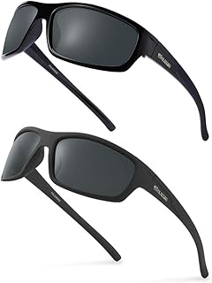 Polarized Sport Sunglasses for Men Women Square Sun Glasses UV400