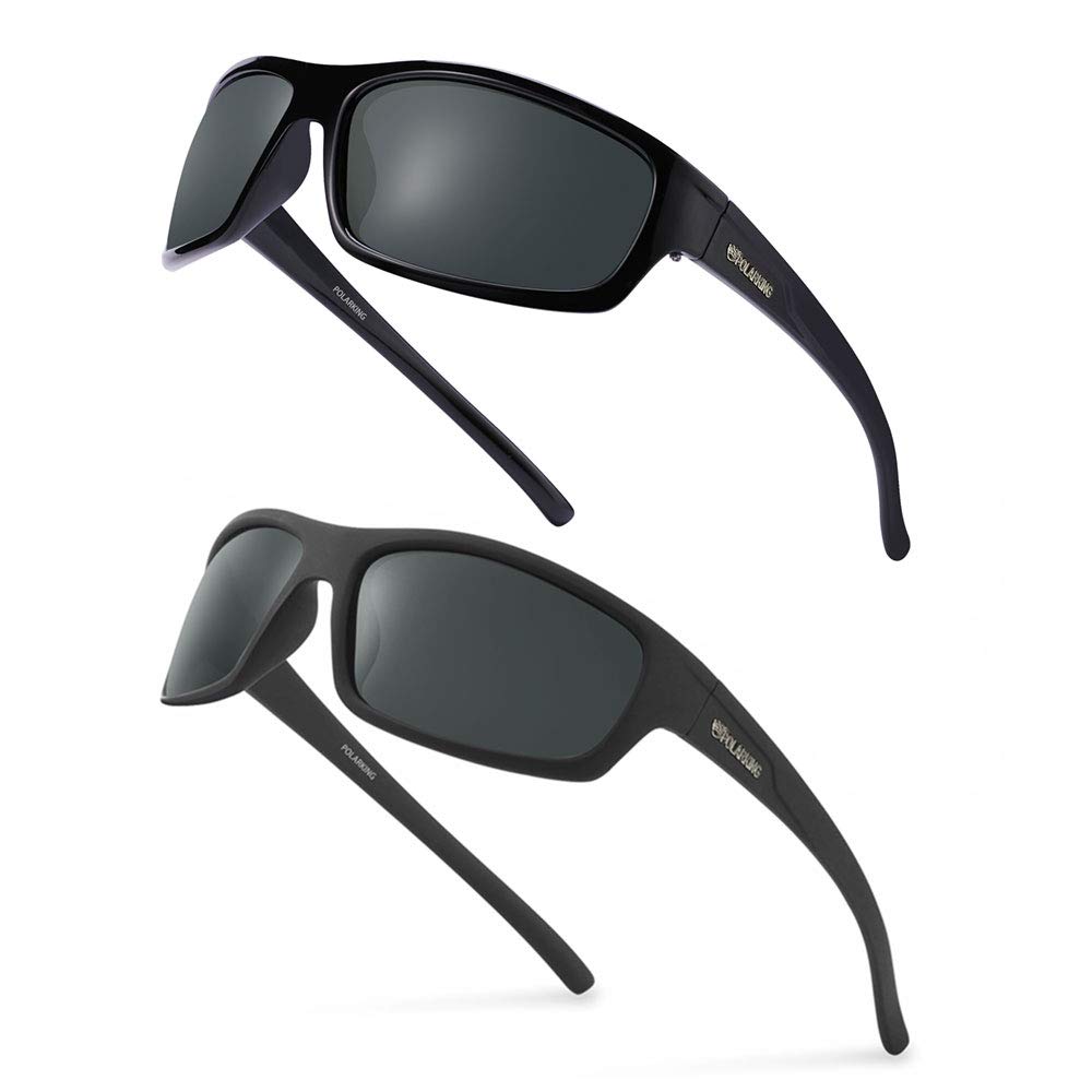 Polarized Sport Sunglasses for Men Women Square Sun Glasses UV400
