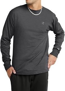 Champion Langarm-t-Shirt, Klassisches T-Shirt für Herren (Reg. Oder Groß und Groß) Men's T-Shirt