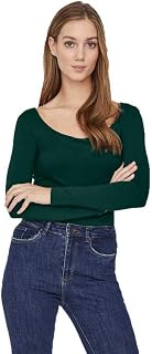 VERO MODA Vmmaxi My LS Soft Uneck Ga Noos Women's Long-Sleeved Shirt