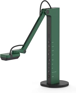 IPEVO VZ-R HDMI/USB Dual Mode 8MP Visual Communication Tool for Real-time Projection, Distance Learning, Web conferencing, Video Recording, Live Demos — Works with and Without a Computer,Green