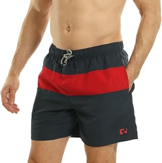 RIPT Men's Quick Dry Swim Shorts with Mesh Lining, UV50 Protection, Boardshort Beach Swimming Surf Holidays Summer
