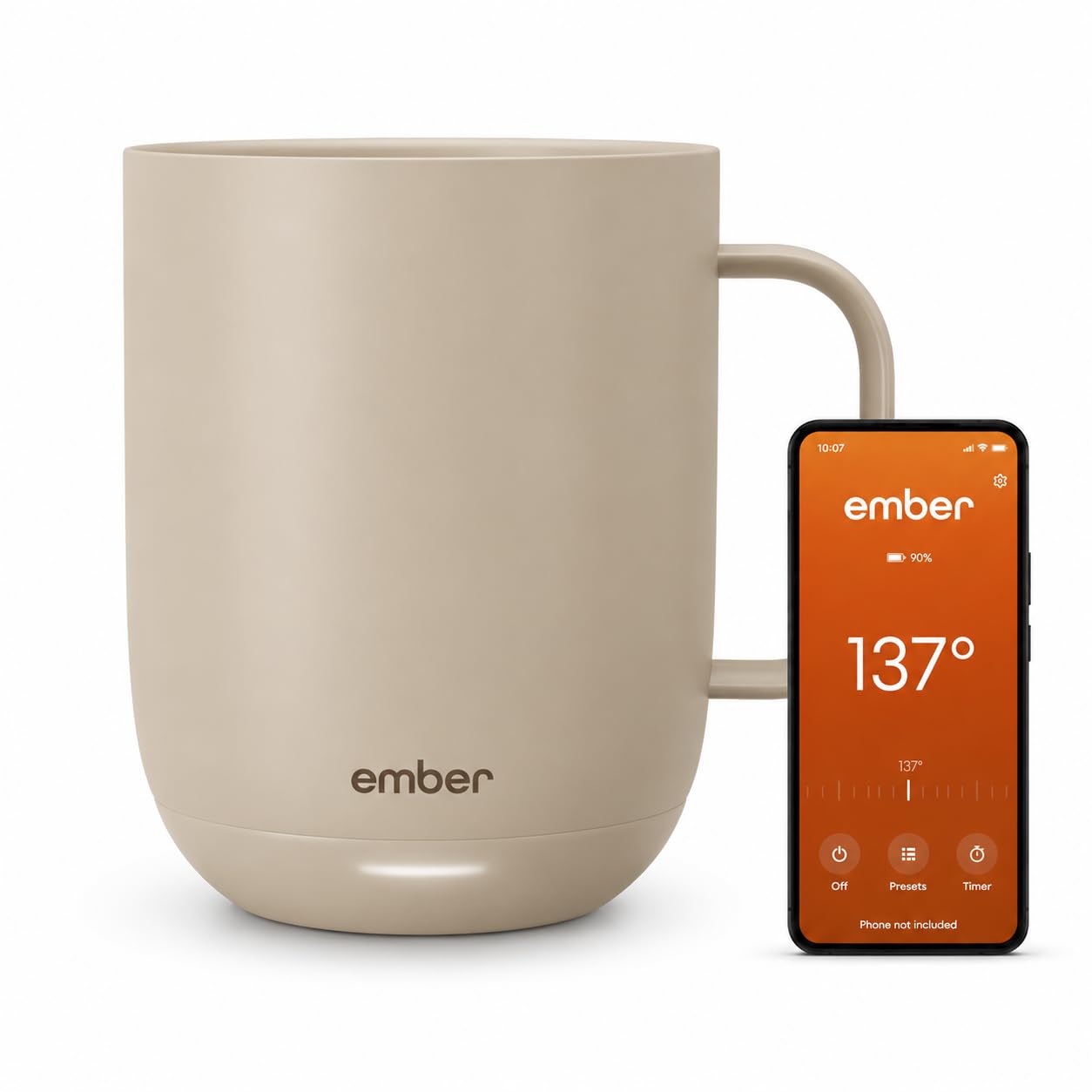 Ember Temperature Control Smart Mug 2, 14 Oz, App-Controlled Heated Coffee Mug w