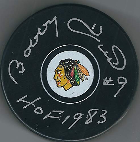 Autographed Bobby Hull Chicago Blackhawks Hockey Puck