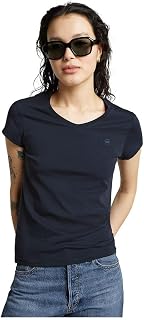G-Star Eyben Women's Slim V-Neck Top 2.0 T-Shirt (Pack of 1)