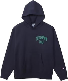Champion(チャンピオン) パーカー 長袖 抗菌防臭 ストレッチ 保温 グラフィックロゴプリント TECH WEAVE(R) TERRY フーデッドスウェットシャツ メンズゴルフC3-YG102メンズ