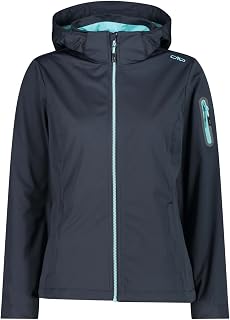 CMP Women's Softshell Jacket in Light with Removable Hood Softshell Jacket