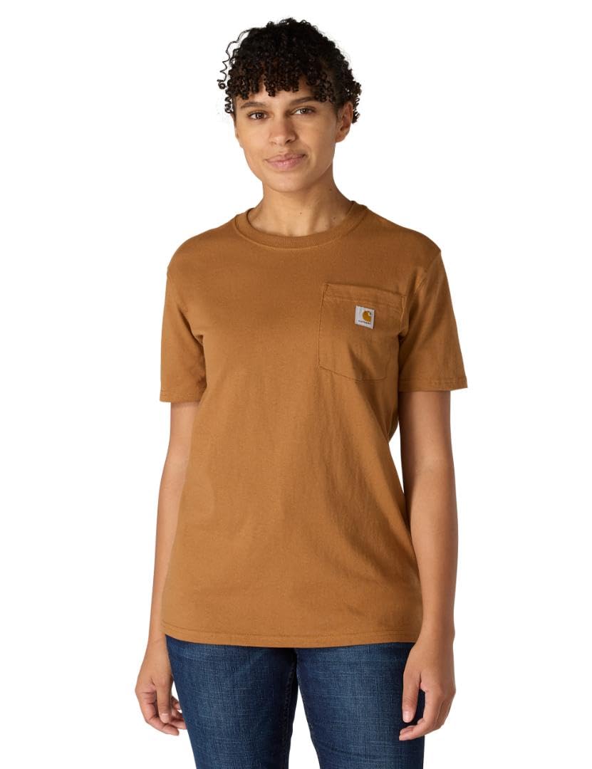 Carhartt Women's Iconic WK87 Pocket T-Shirt Closeout