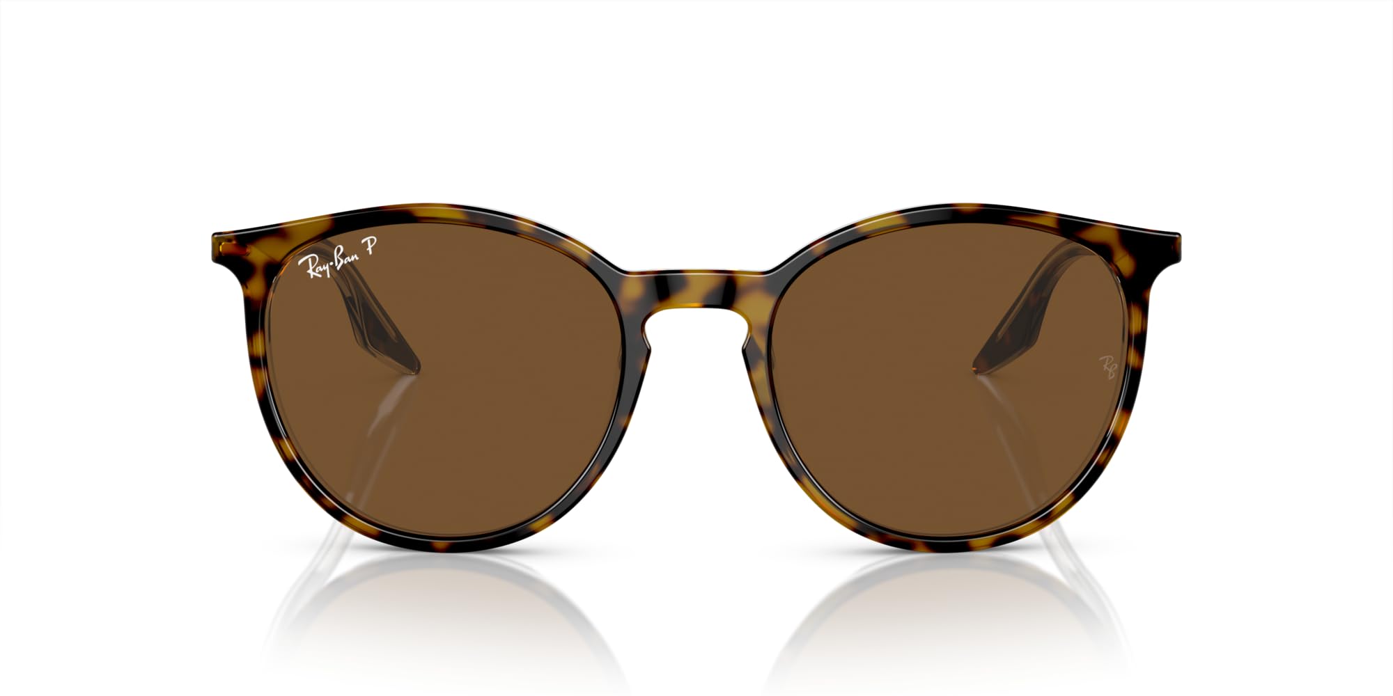 Ray-Ban Occhiali da sole unisex Rb2204f, Havana su trasparente/marrone, polarizz