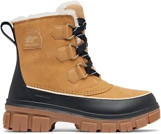 Sorel レディース 防水 カジュアル ウィンターブーツ ファッション, カレー ブラック トリノ 5, 6.5