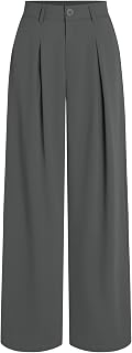 CIDER Milk Tea Pleated Wide Leg Pants