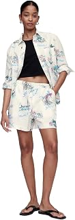 Gap Women's 4 in Easy Pull On Linen Shorts