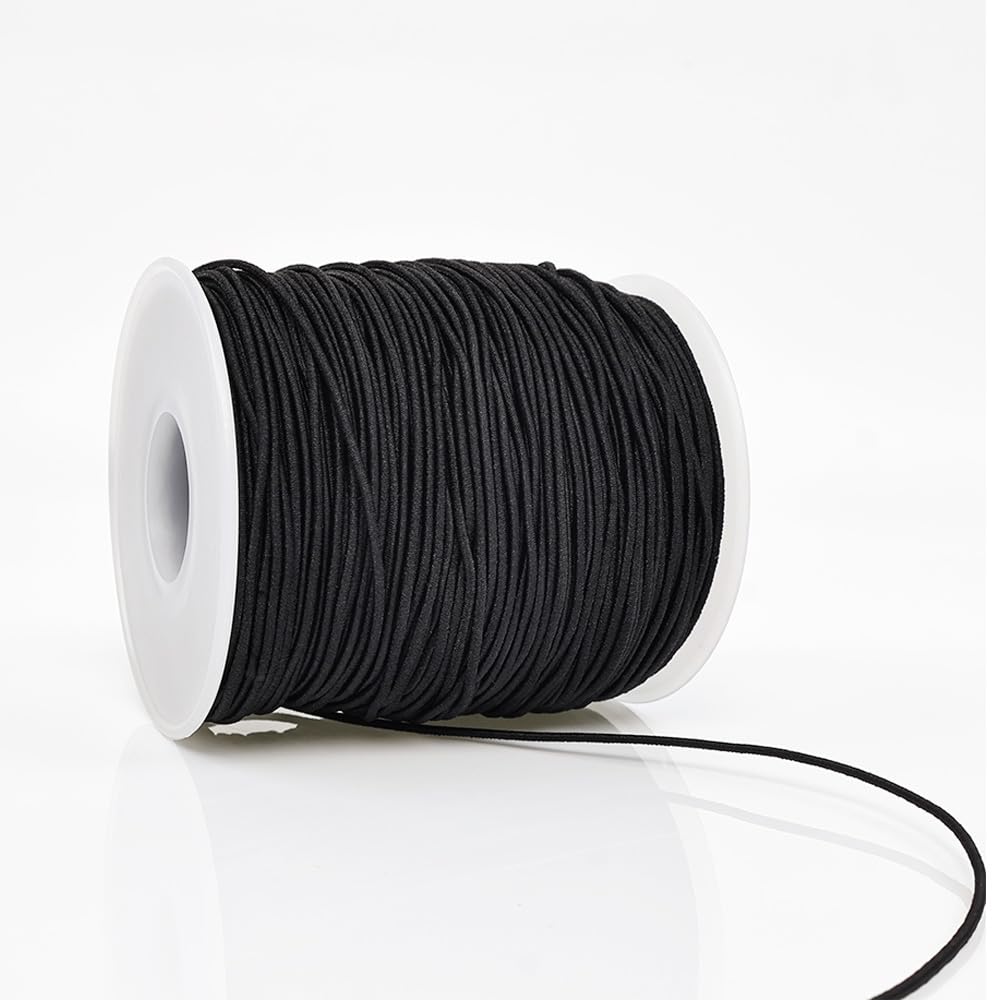 Elastic Cord for Bracelets, 1mm x 110 Yards Elastic Cord Heavy Duty Elastic Cord