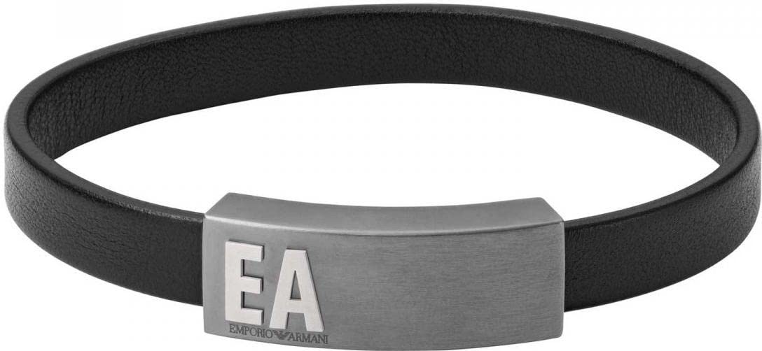 Emporio Armani Men's Leather or Stainless Steel with lobster, slider or push but