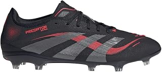 adidas Pro Firm Ground Soccer Cleats - Black, Grey